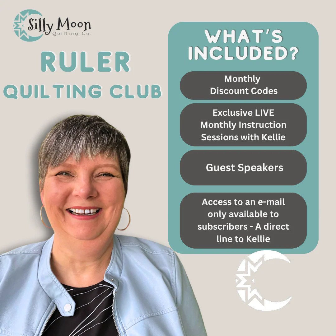 Ruler Quilting Club Subscription Silly Moon Quilting Company