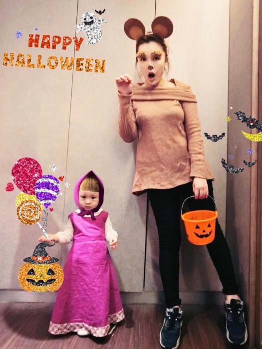 2017萬聖節變裝-瑪莎與熊