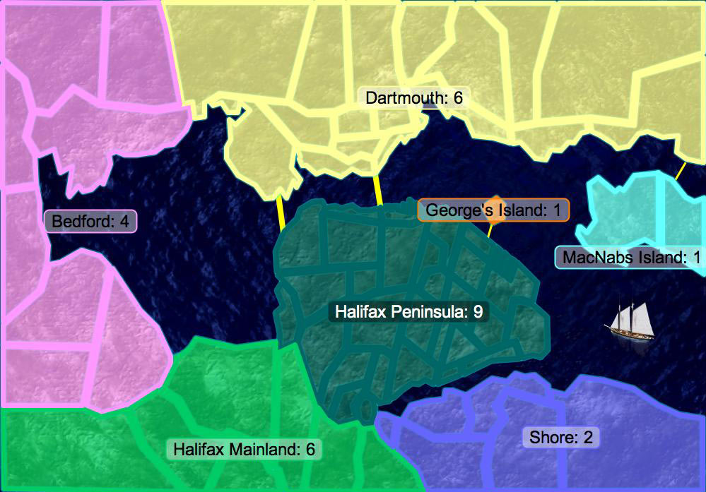 Halifax Map