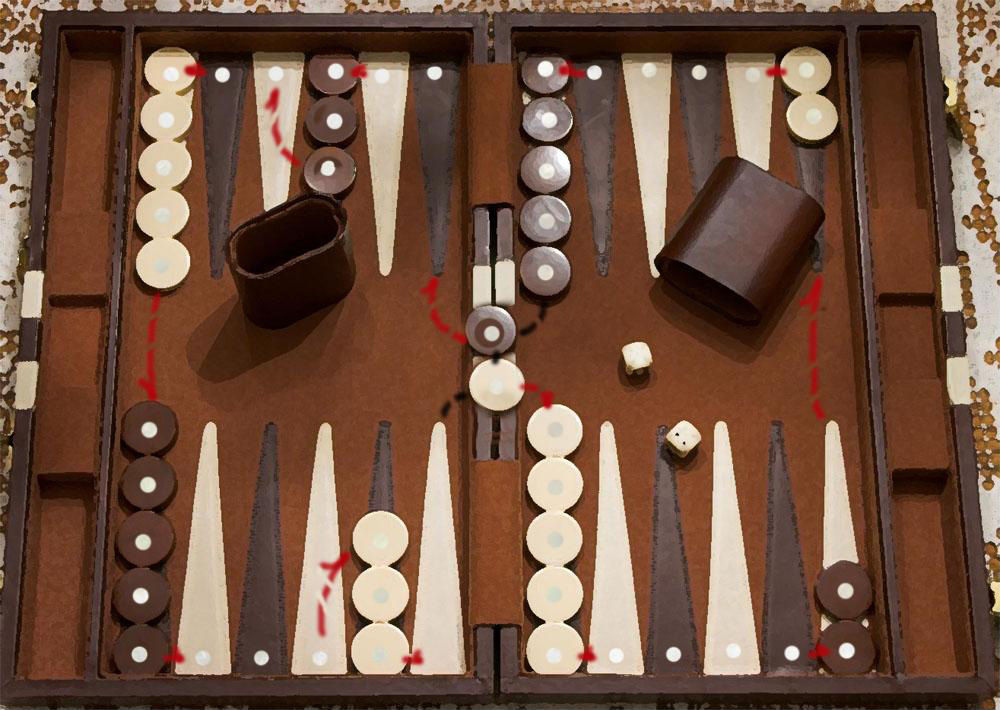 backgammon Map