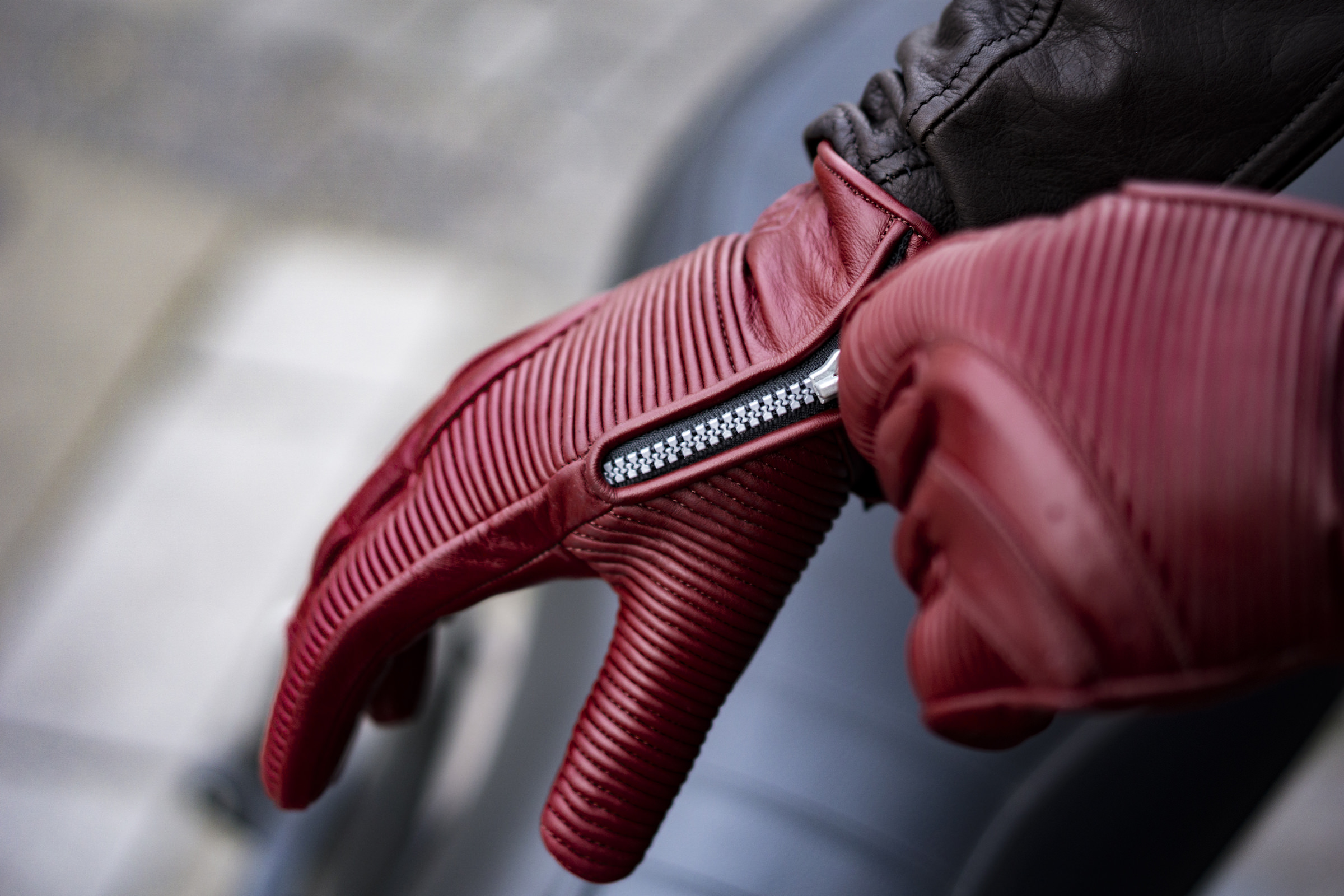 Sakura Motorcycle Gloves by 78 Motor Co.