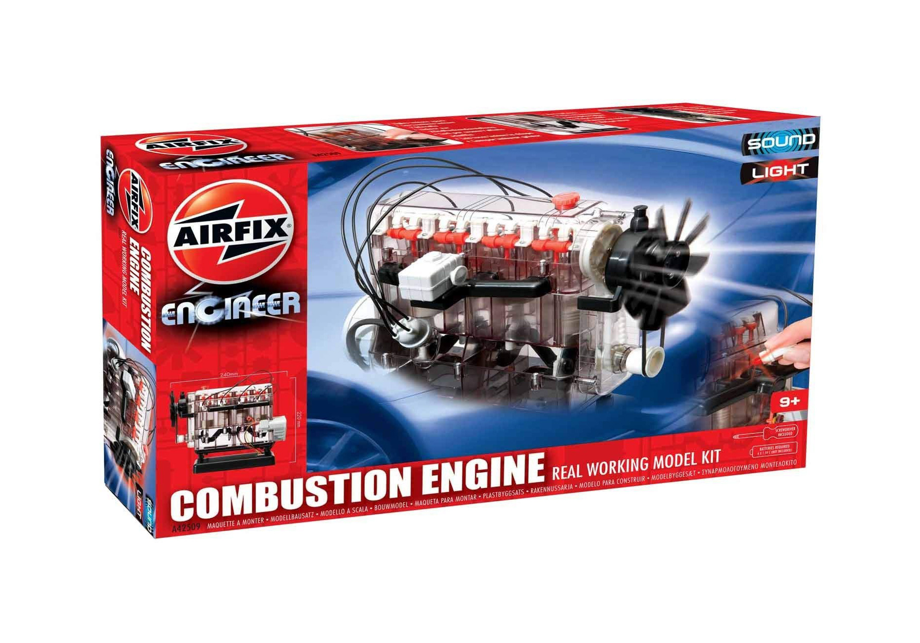Airfix Combustion Engine Kit A Transparent Working Engine Model