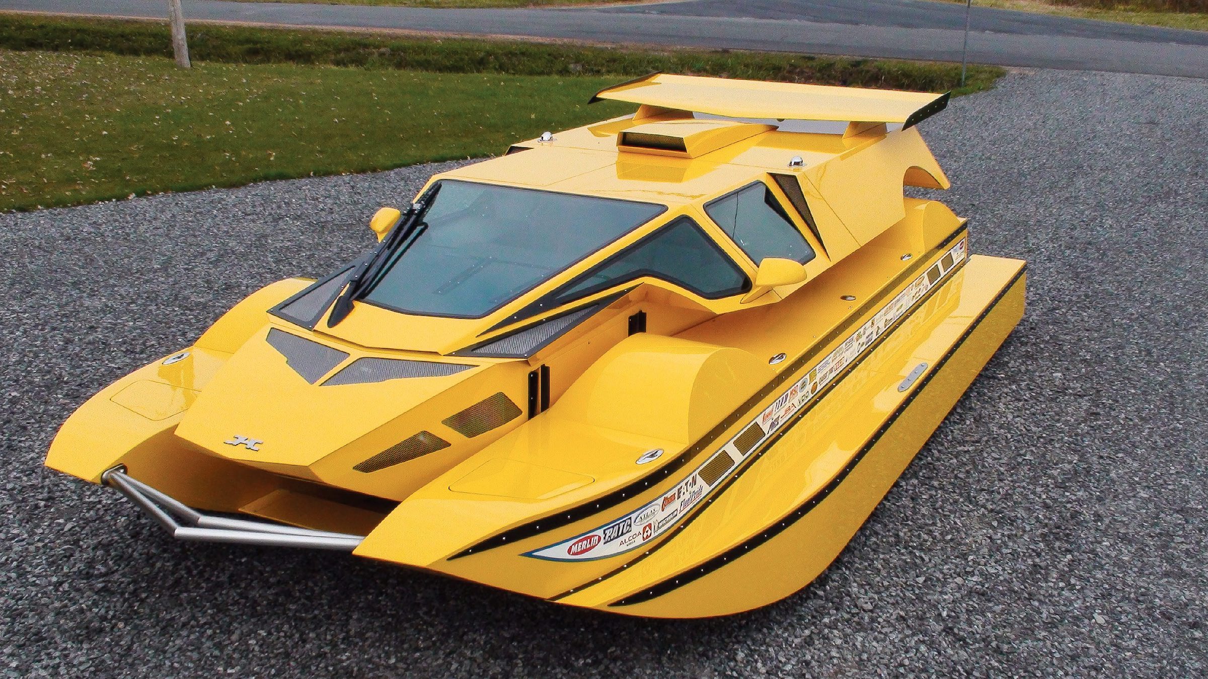 The Amphibious Dobbertin HydroCar A 1 Million Dollar 762 HP Boat/Car