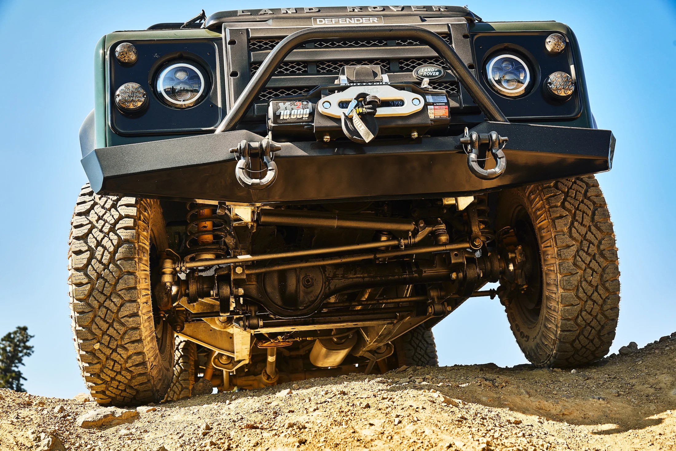 The Anvil Land Rover Defender Rebuilt with a 600 lbft Cummins Turbo