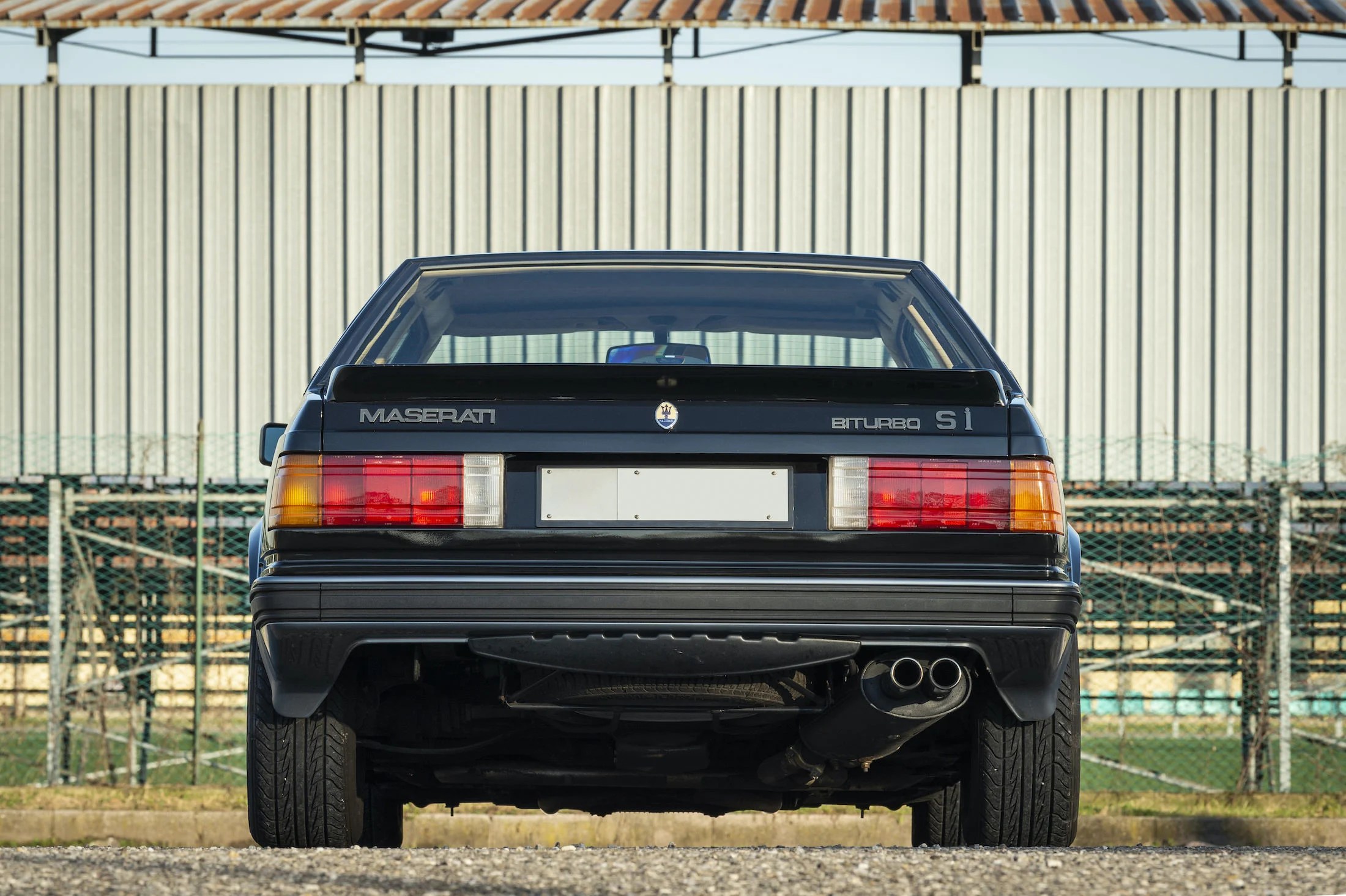 Maserati Biturbo Si Black The World's First TwinTurbo Production Car