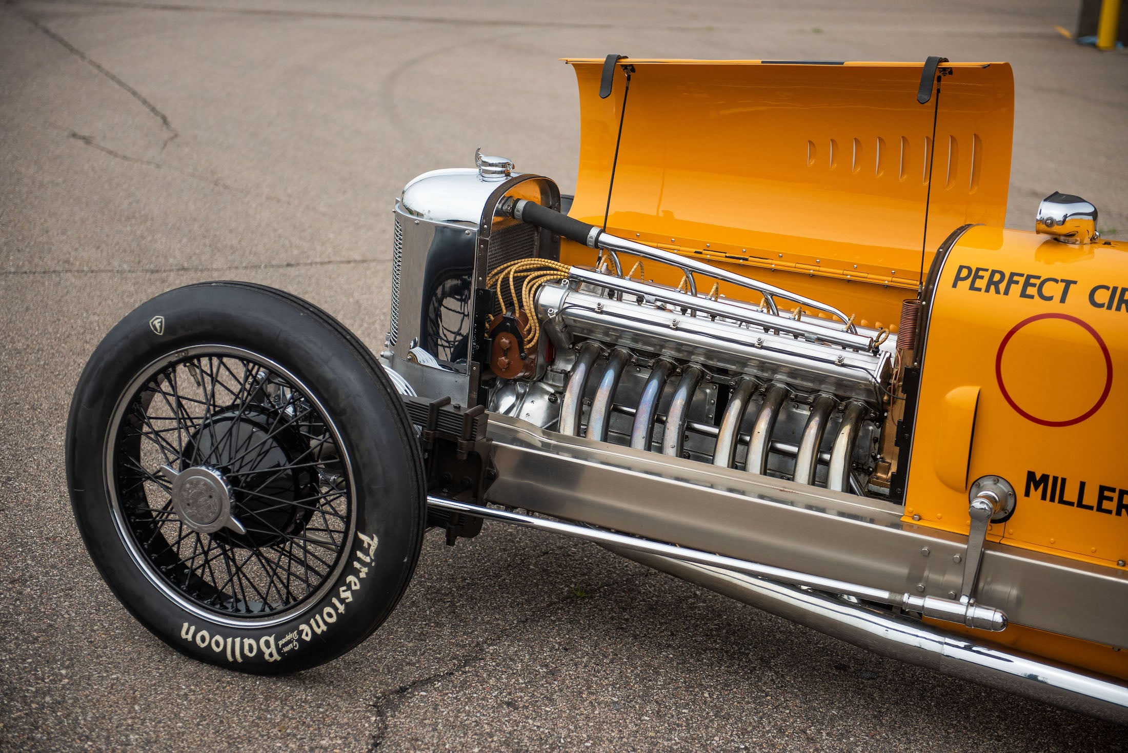 The Miller 91 Supercharged Front Drive "Perfect Circle" Indianapolis