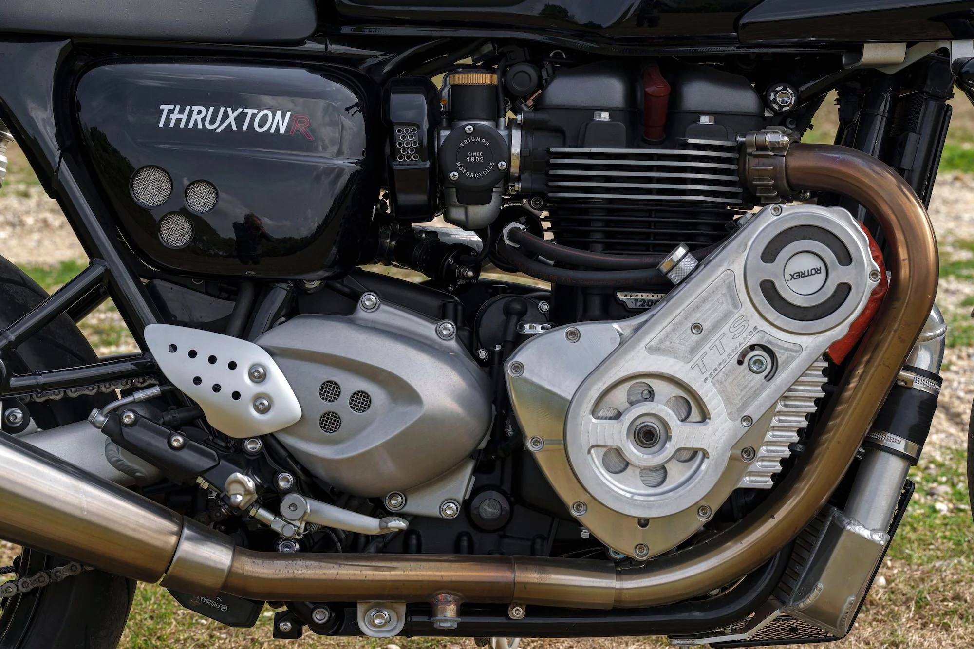 A FactoryBuilt Supercharged Triumph Thruxton R 162 WHP