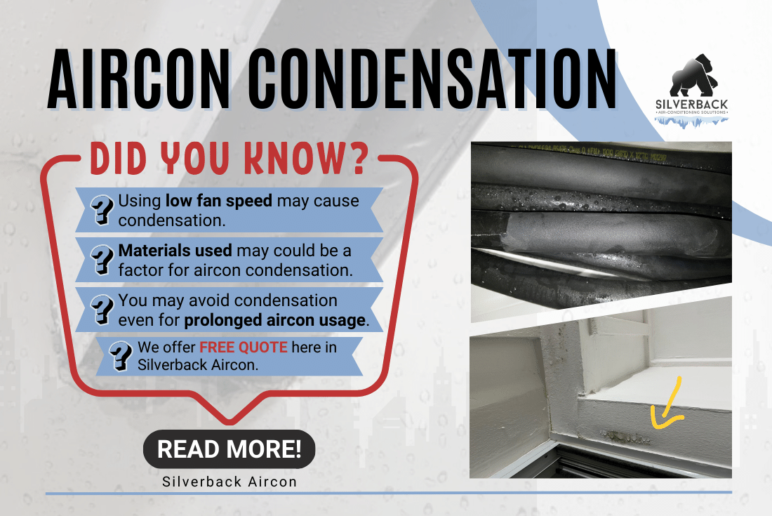Aircon Condensation Causes and How much it cost to fix?