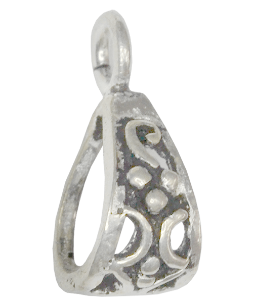 Buy 925 Silver Pendant Bail 10mm Silver Beads and Findings