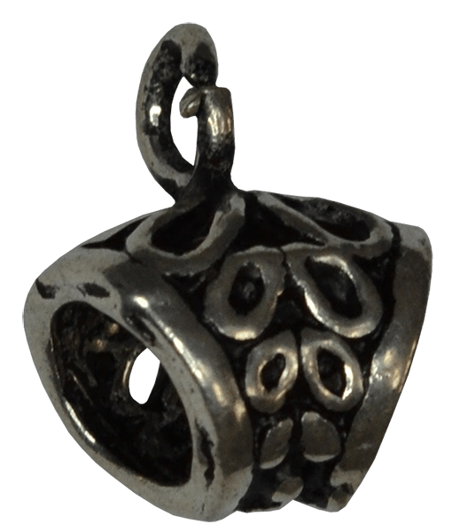 925 Silver Pendant Bail 11mm Silver Beads and Findings