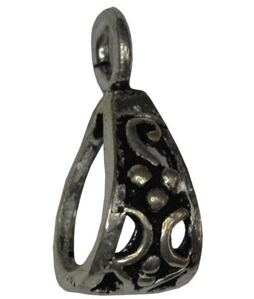925 Silver Pendant Bail 10mm Silver Beads and Findings