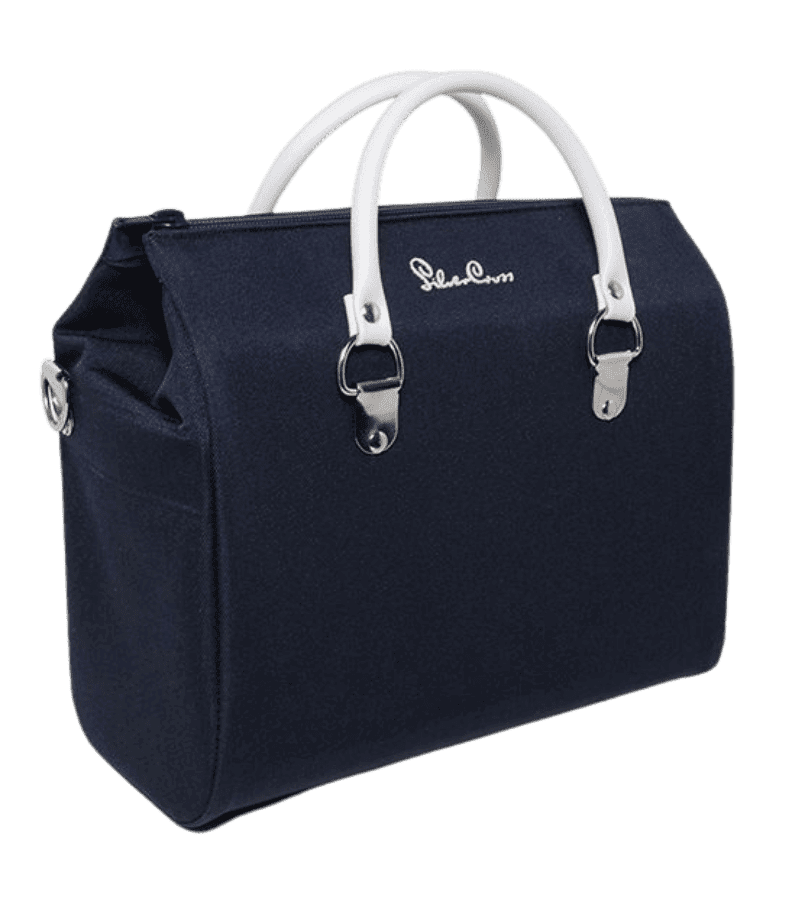 Silver Cross Dolls Pram Changing Bag Oberon , Navy, Pink