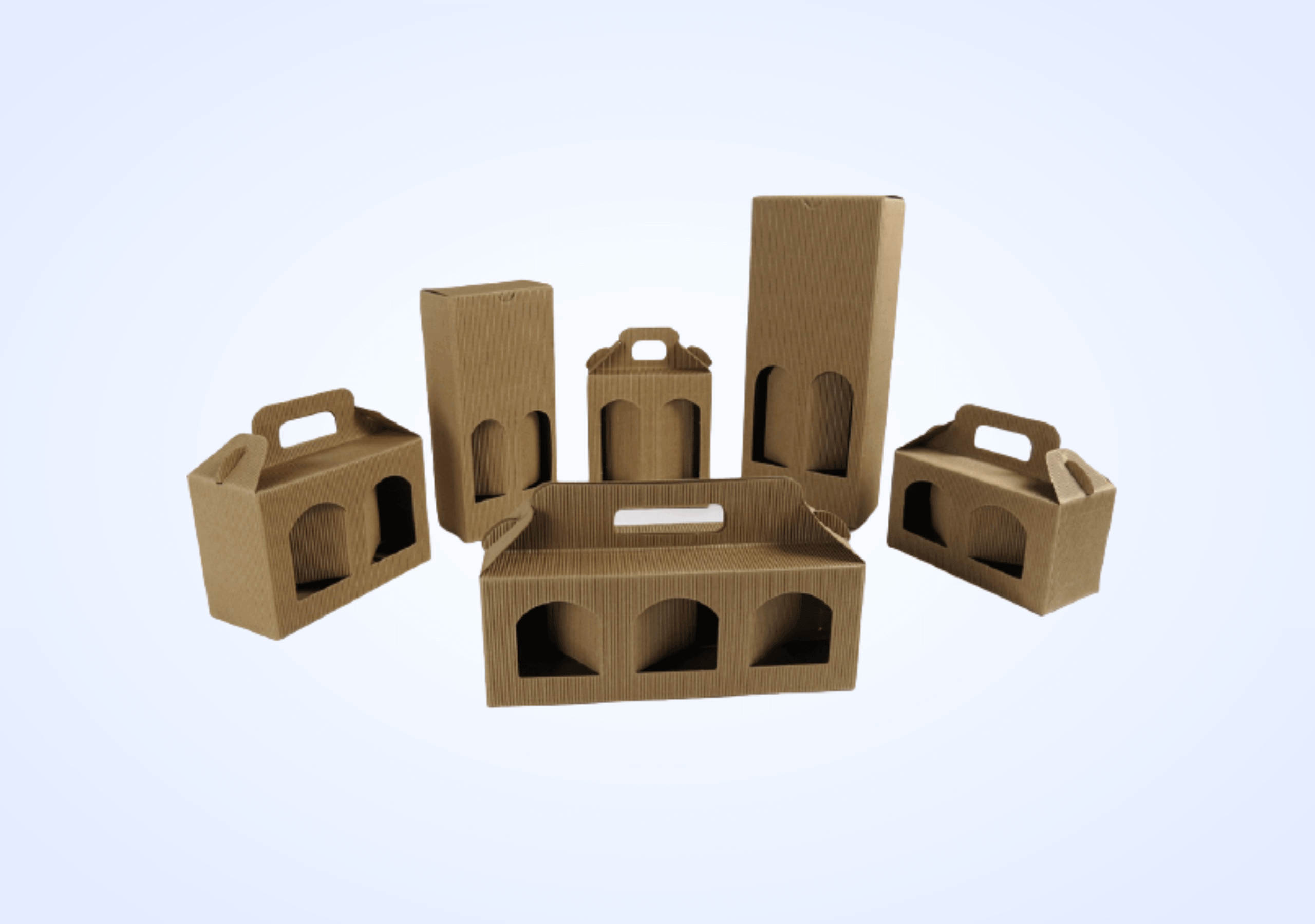 Custom Unique Shaped Boxes With Window Silver Edge Packaging