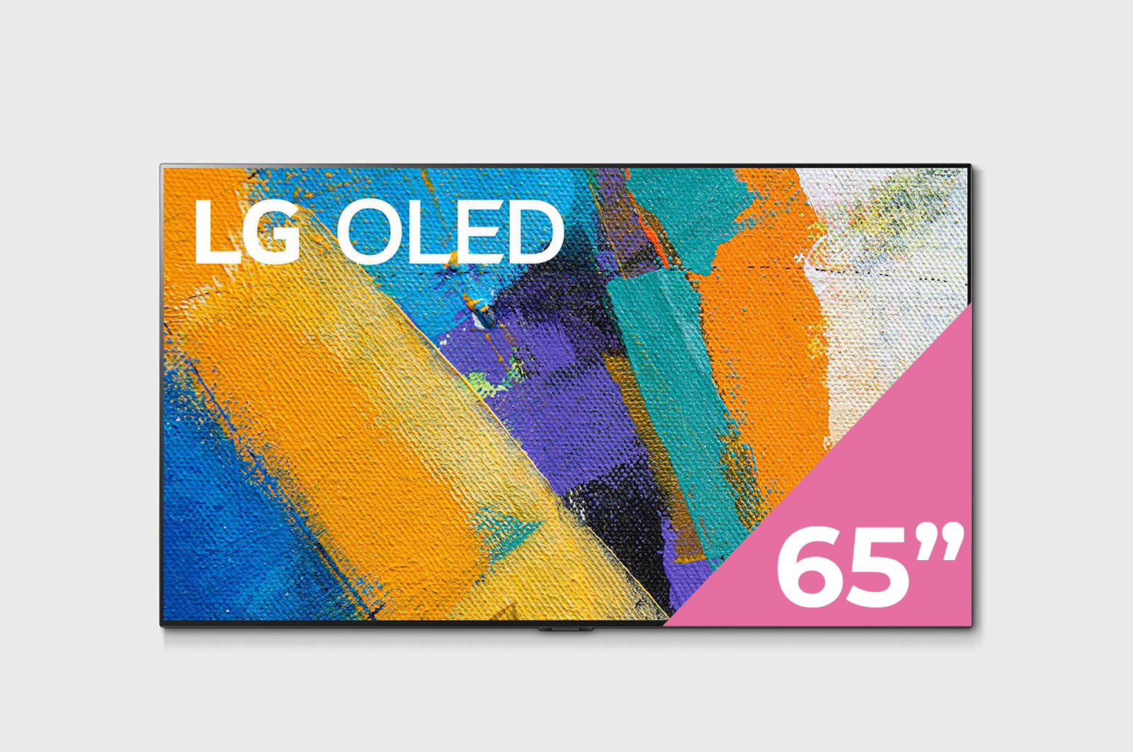 LG GX 65 inch OLED TV with Gallery Design 4K Smart w/AI ThinQ