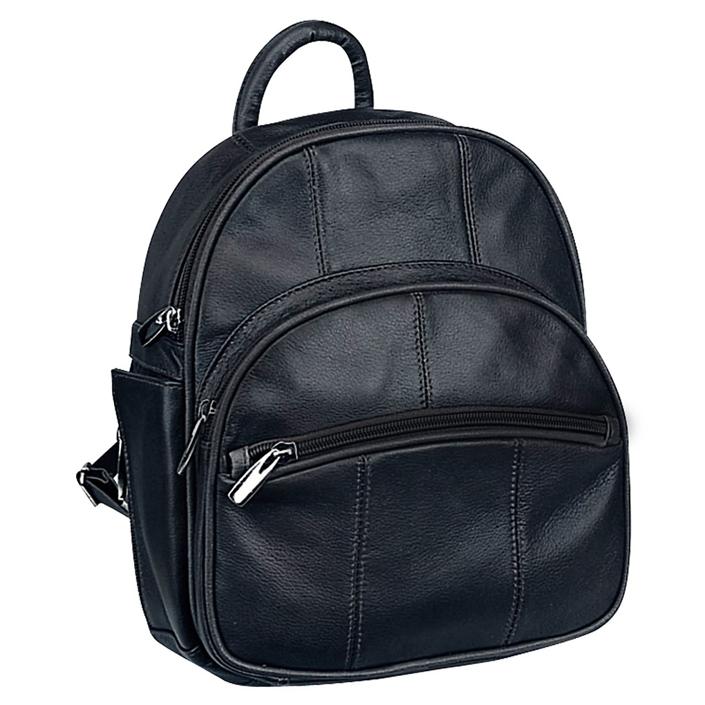 zip top backpack purse
