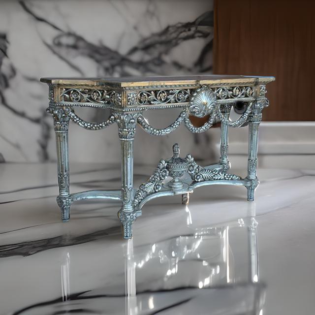 Silver Entryway Table for Your Luxurious Home, buy handcrafted