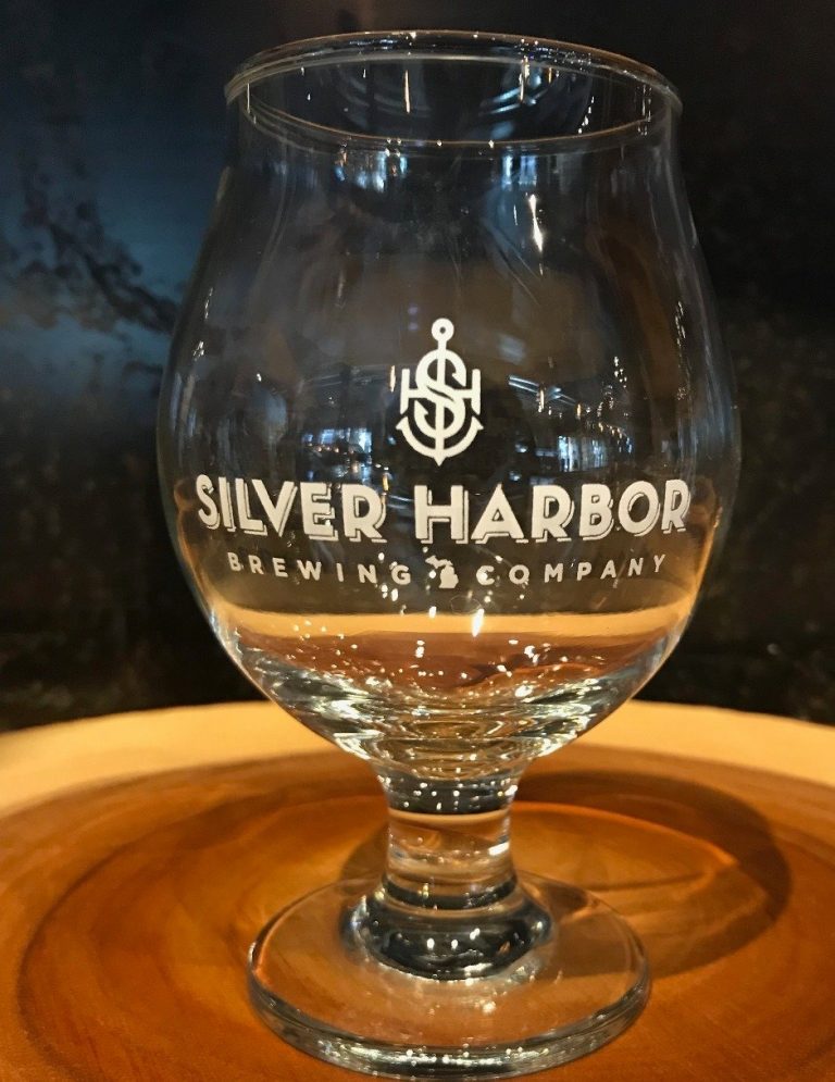 Snifter Glass Silver Harbor Brewing Company