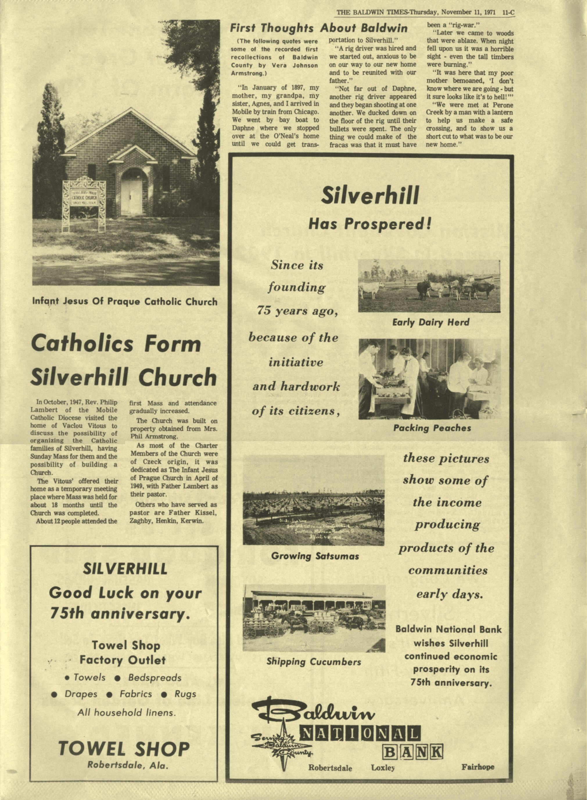 Newspaper Celebrating Silverhill 75th Anniversary