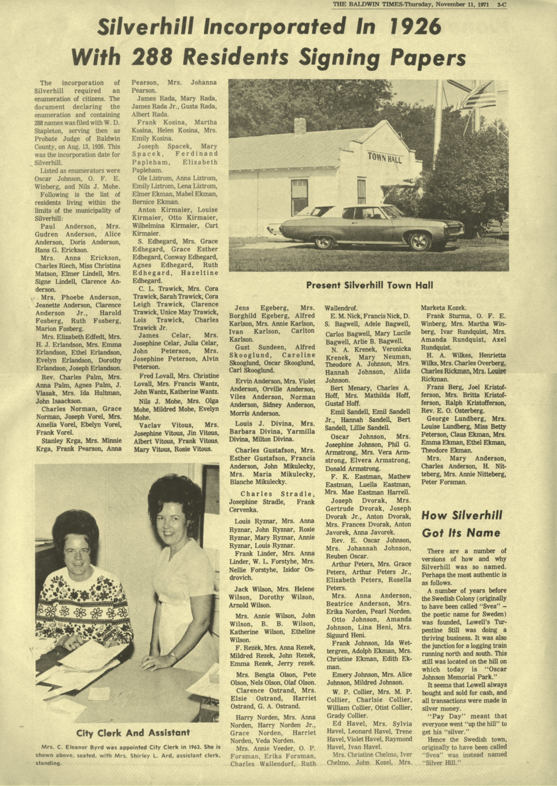 Newspaper Celebrating Silverhill 75th Anniversary