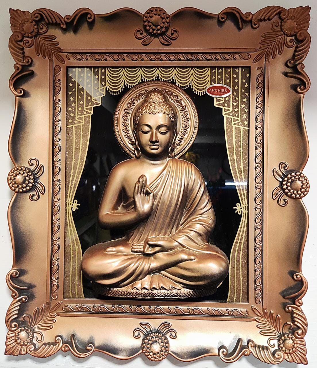 Buddha Wall Hanging SILVER LEAF Gifts, Toys and Pot Shop in Trichy