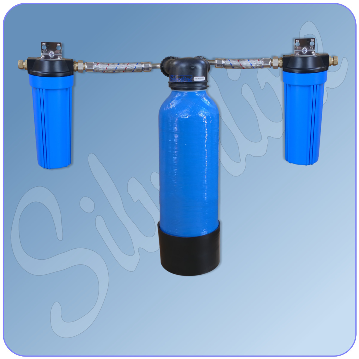 Basic heavy metal reduction whole house water filter WH1MH