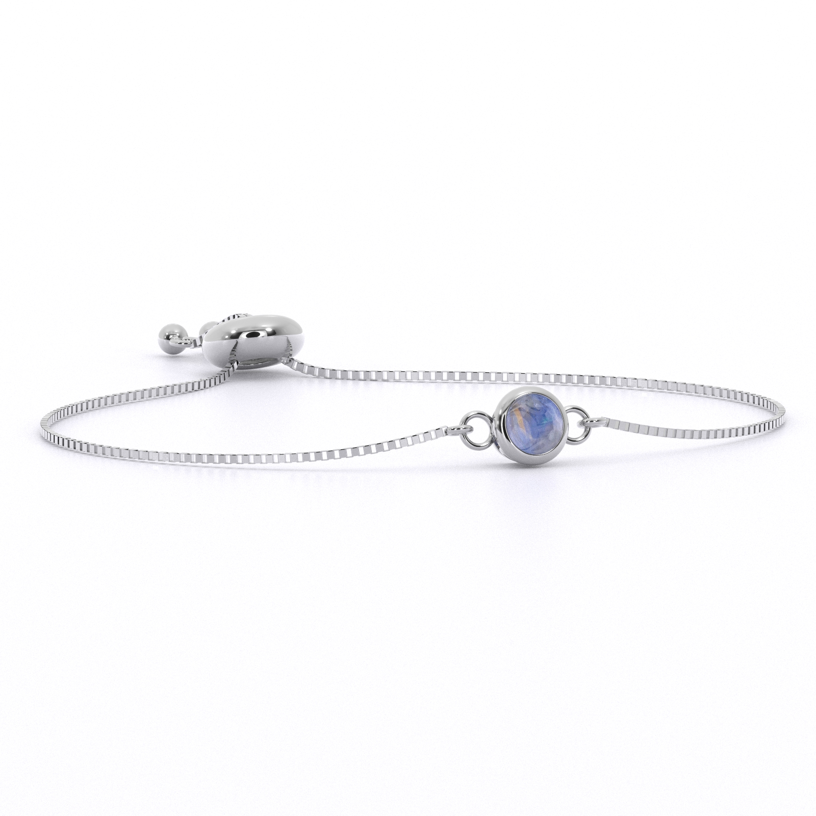 Natural Moonstone Bracelet Sterling Silver 925 Silverly