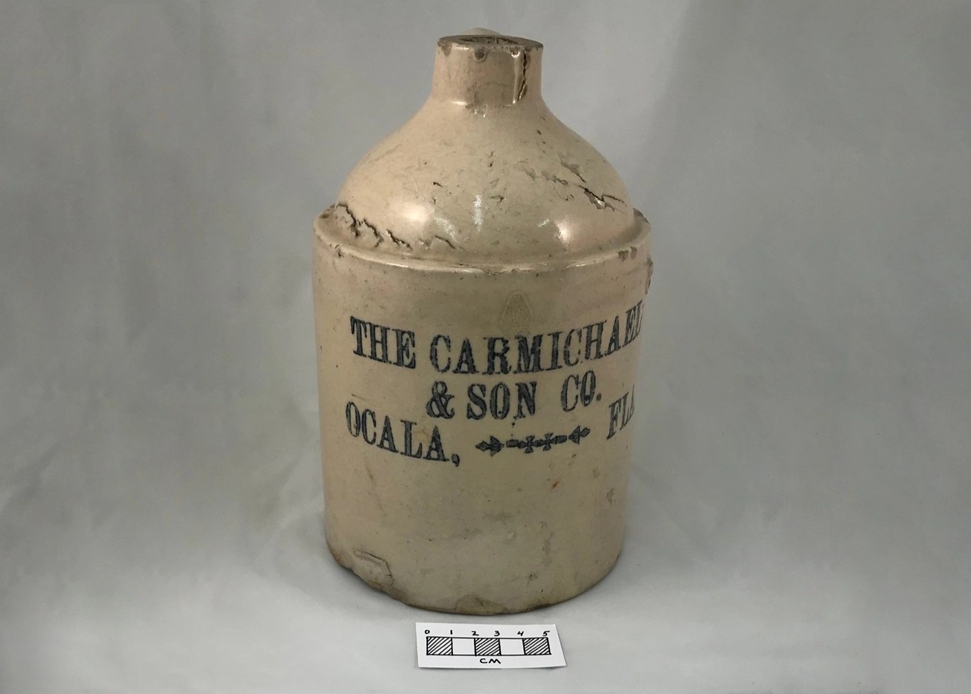 Carmichael & Son Whiskey Jug Silver River Museum