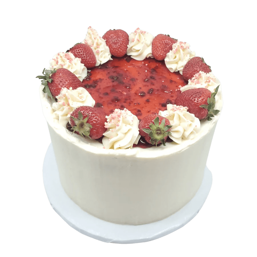 NEW Strawberry Shortcake Cake • Delivery • Phoenix Bakery Silver Rose