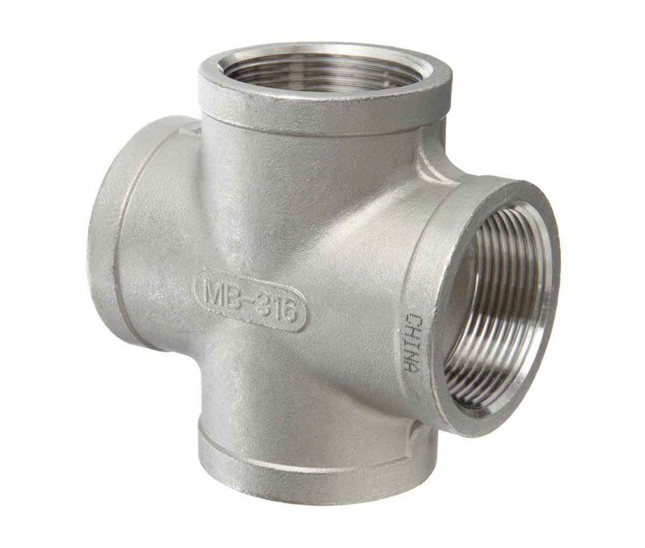 Cross Tee Silver Rose Hardware