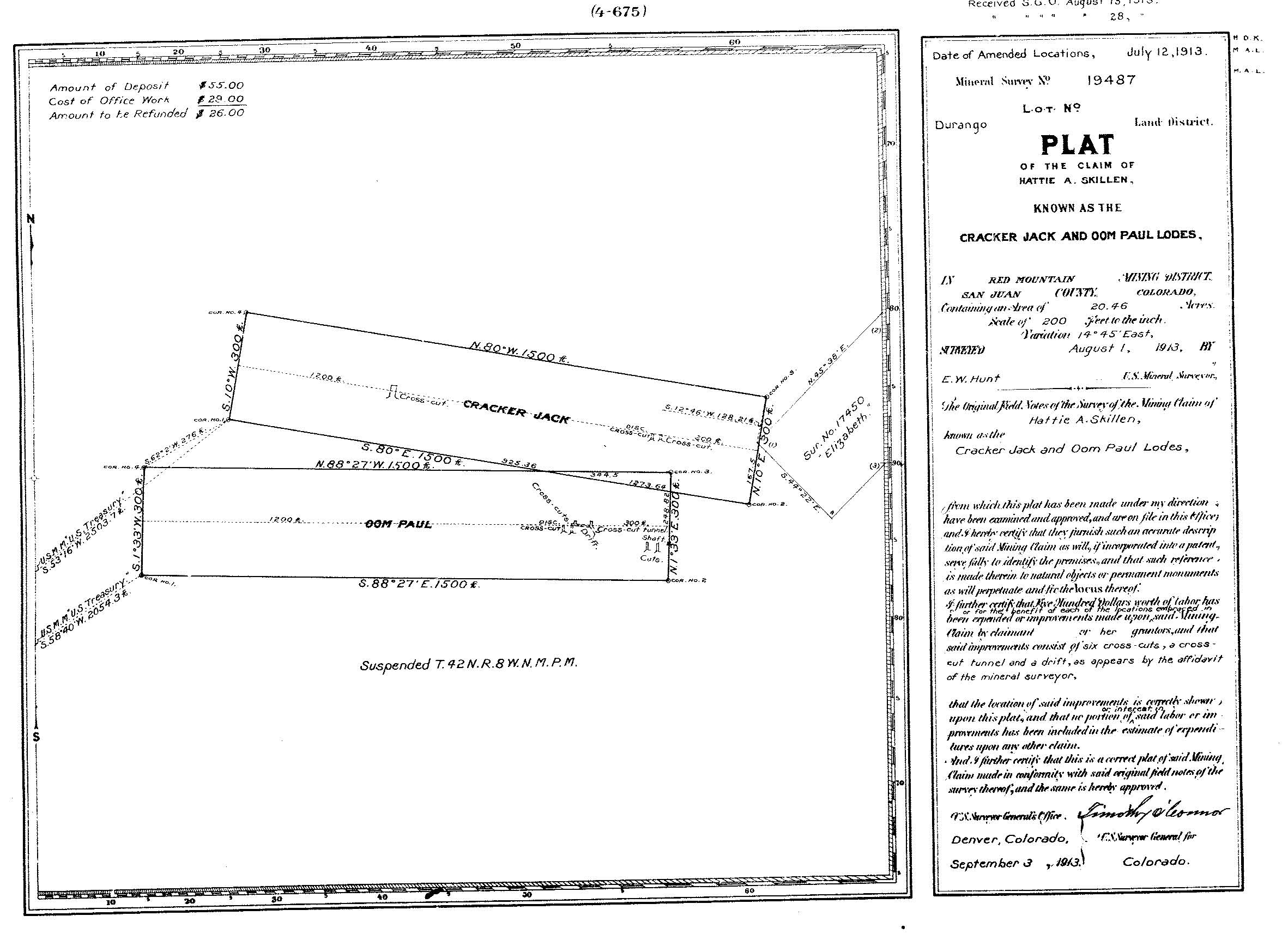 Silverton Land Patented Mining Claims For Sale by Owner