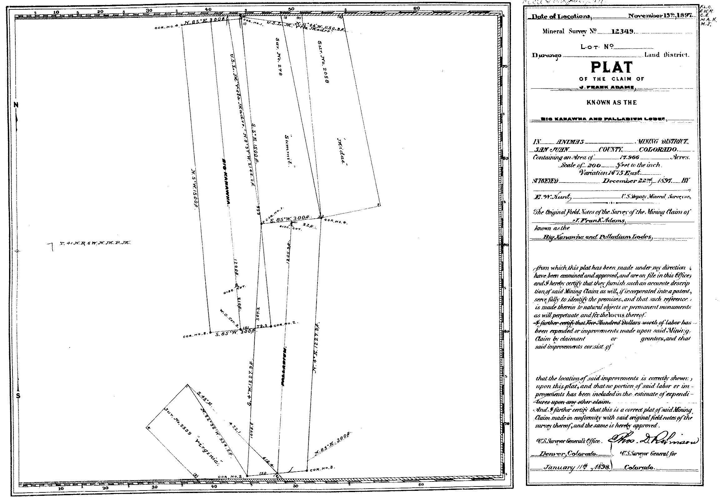 Silverton Land Patented Mining Claims For Sale by Owner