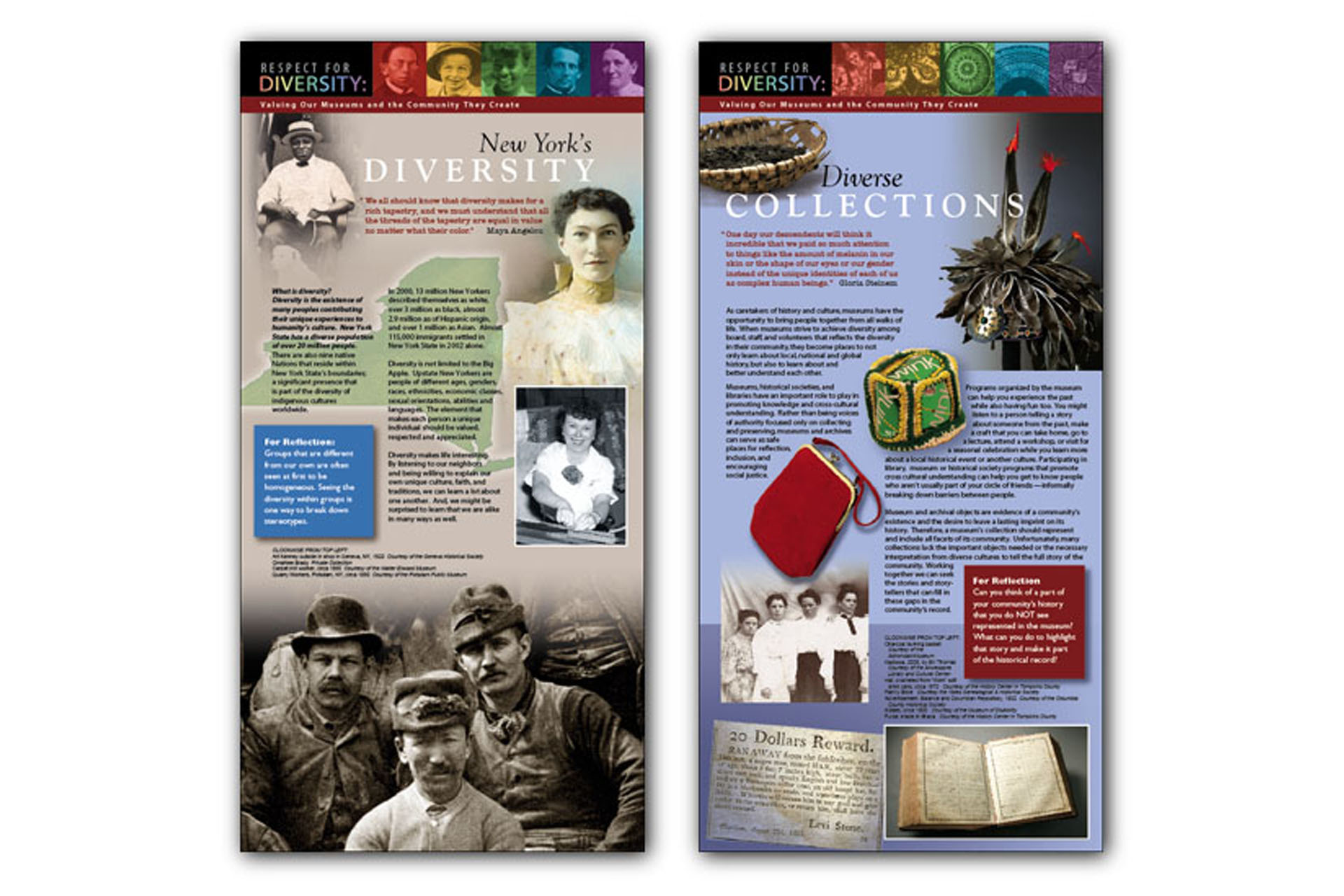 Museum Display Panels Silvertop Graphics