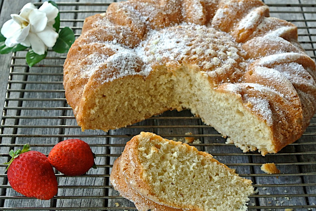 Torta di Mandorle, Ricotta e Limone (almond, ricotta and lemon cake