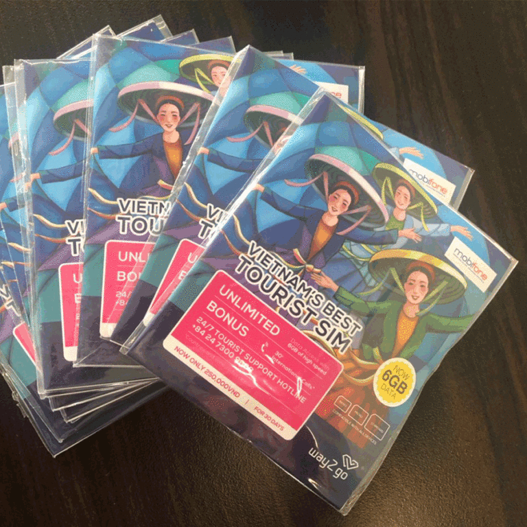 Vietnam travel sim card 30 day 6GB data 4G I Voice calls