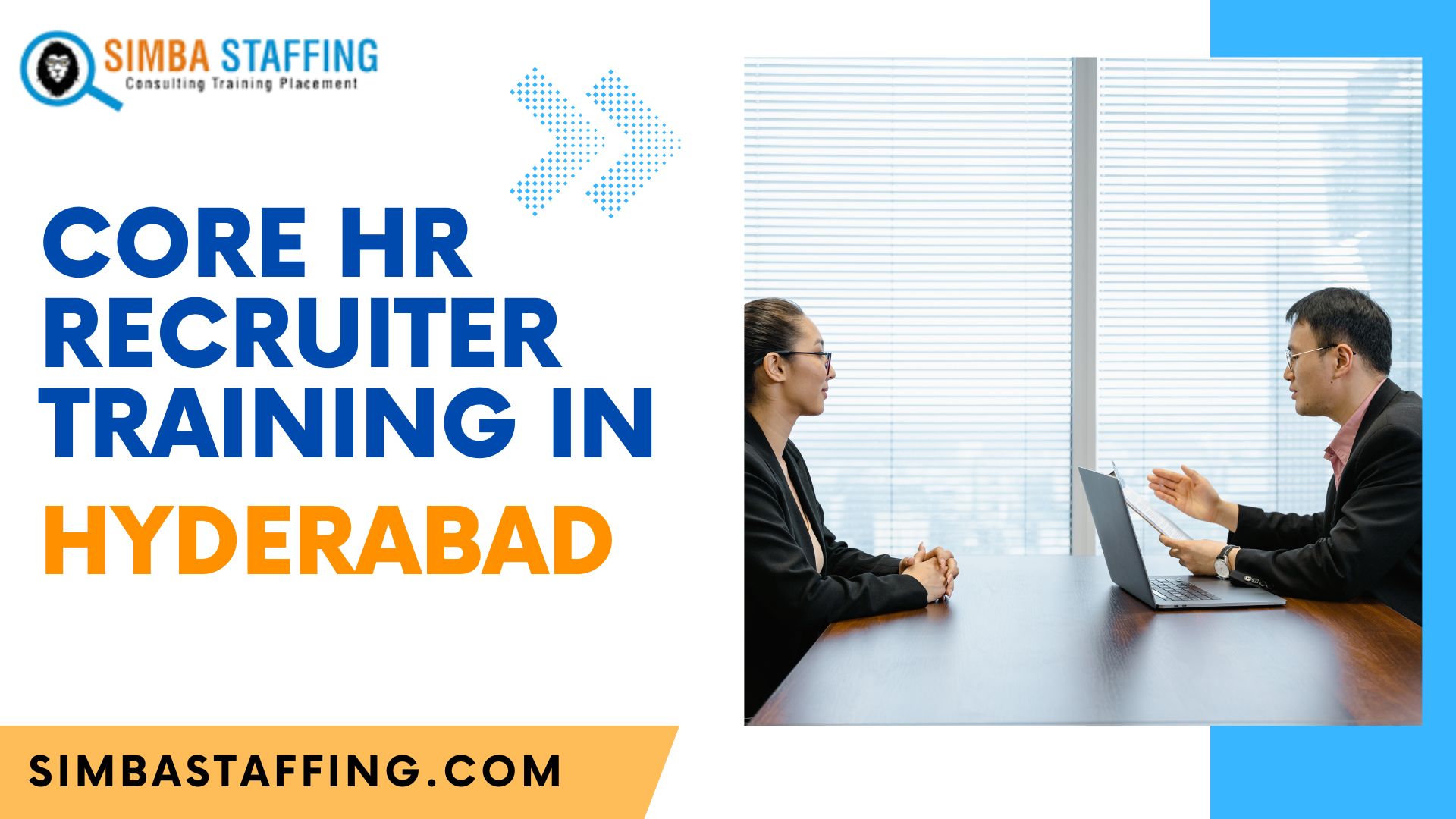 Simba Staffing Core HR Recruiter Training In Hyderabad