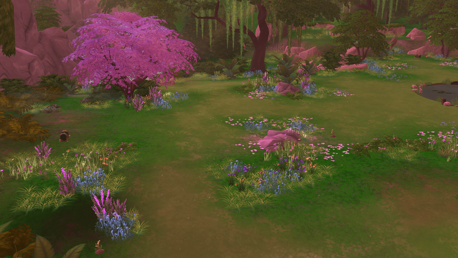 Sims 4 Secret Sylvan Glade Lot in Willow Creek simcitizens