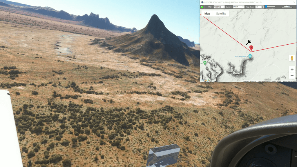 Monument Valley (Shiprock to Oljato Regional) Simflightplan