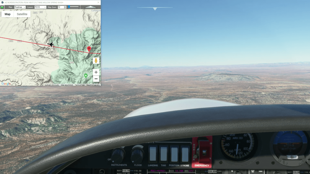 Monument Valley (Shiprock to Oljato Regional) Flightplan