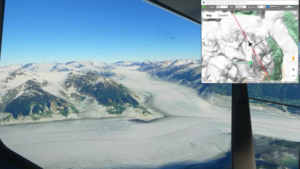 Knight Inlet to Bella Coola (Water Takeoff) Simflightplan