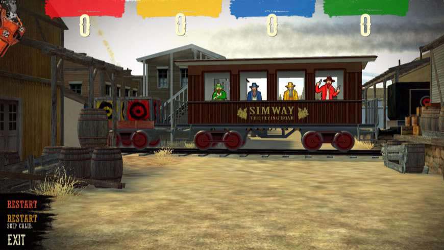 Wild West Shooting Simulator for Entertainment Centers