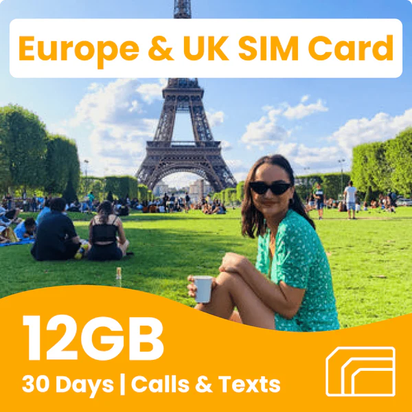 Europe SIM Card Prepaid Travel Data SIM Delivered to Australia