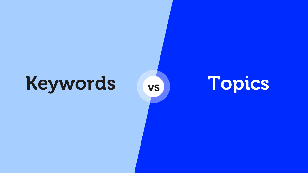 Topics are In, Keywords are Out Similar.ai