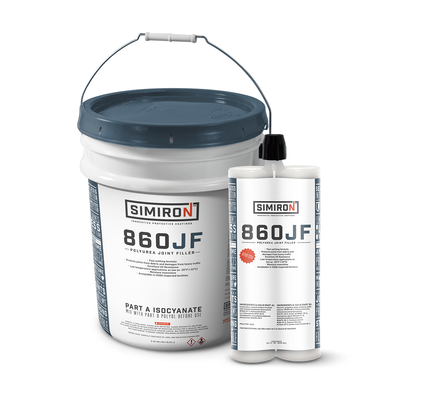 SIMIRON 860JF Moisture Resistant Polyurea Concrete Joint Filler