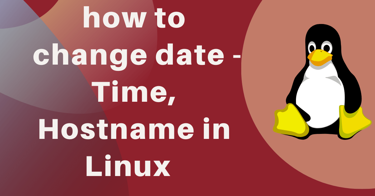 How To Change Date In Linux system configuration SimiTech
