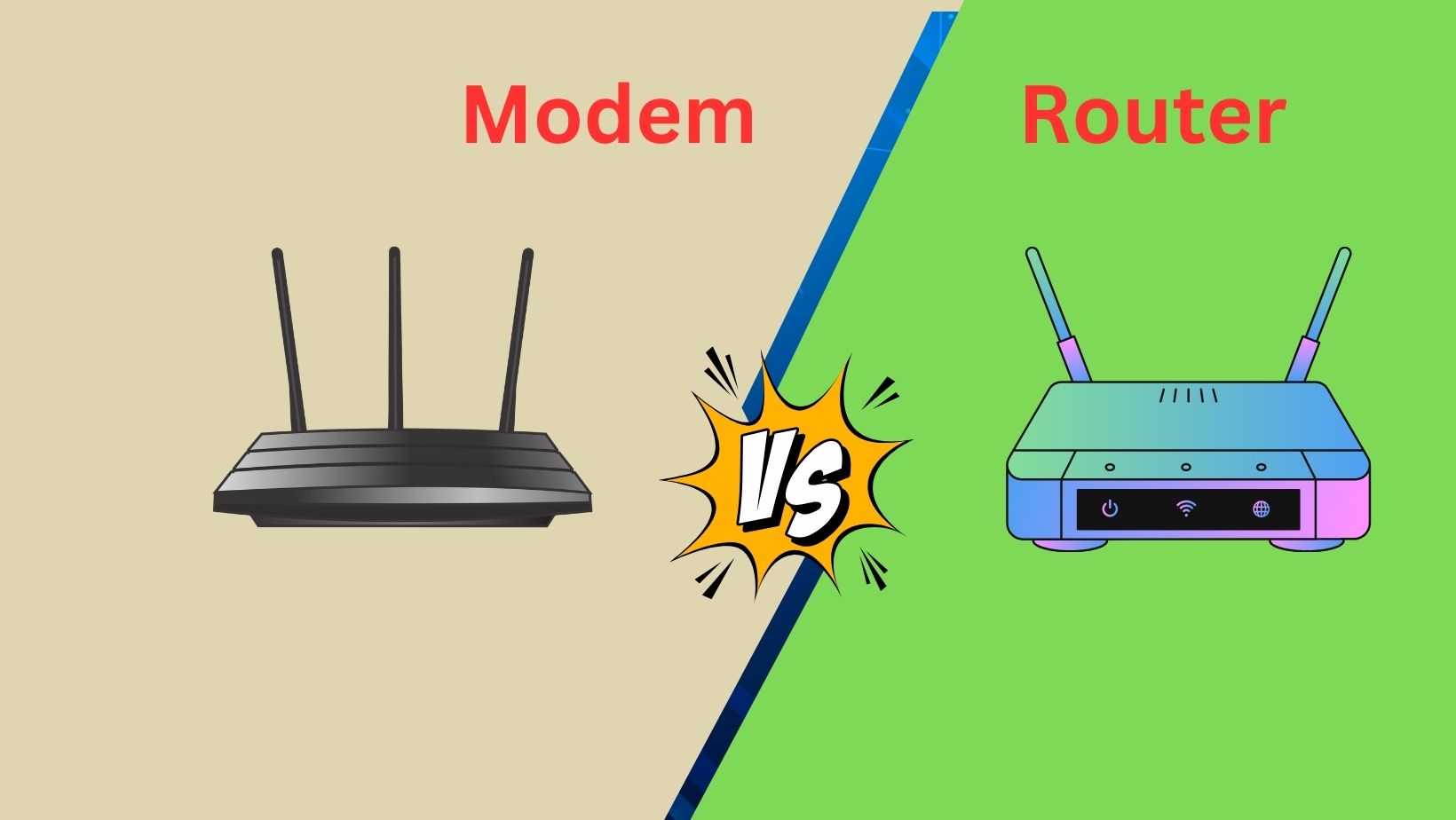 Modem vs Router Know The Difference And Comparison SimiTech