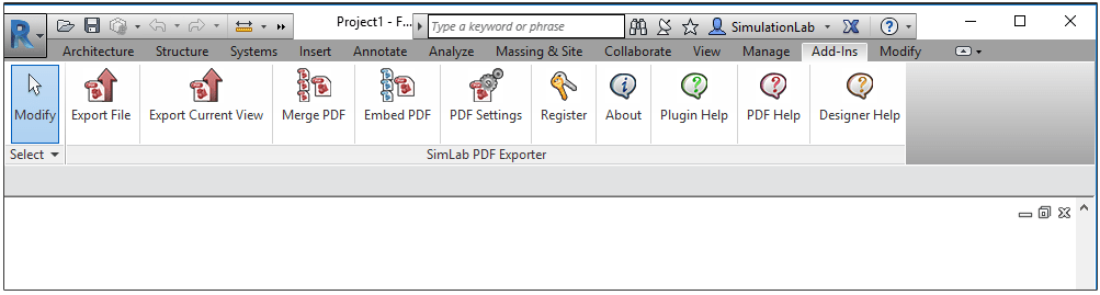 Simlab 3D Plugins 3D PDF exporter for Revit