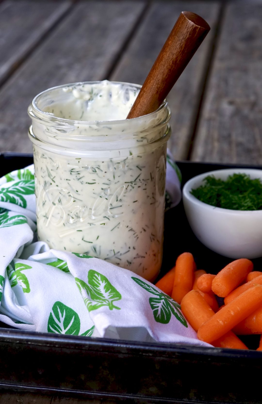 Creamy GarlicDill Salad Dressing Simmer + Sauce