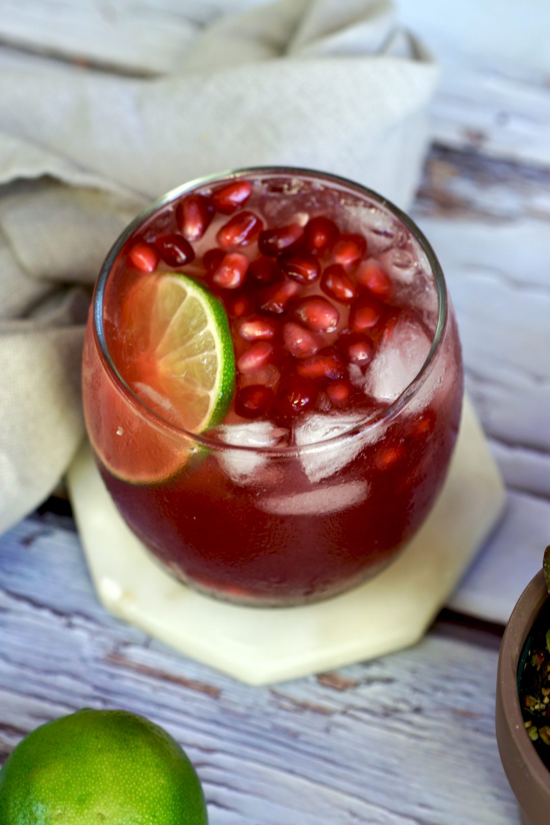 PomegranateRum Punch For New Years Simmer + Sauce