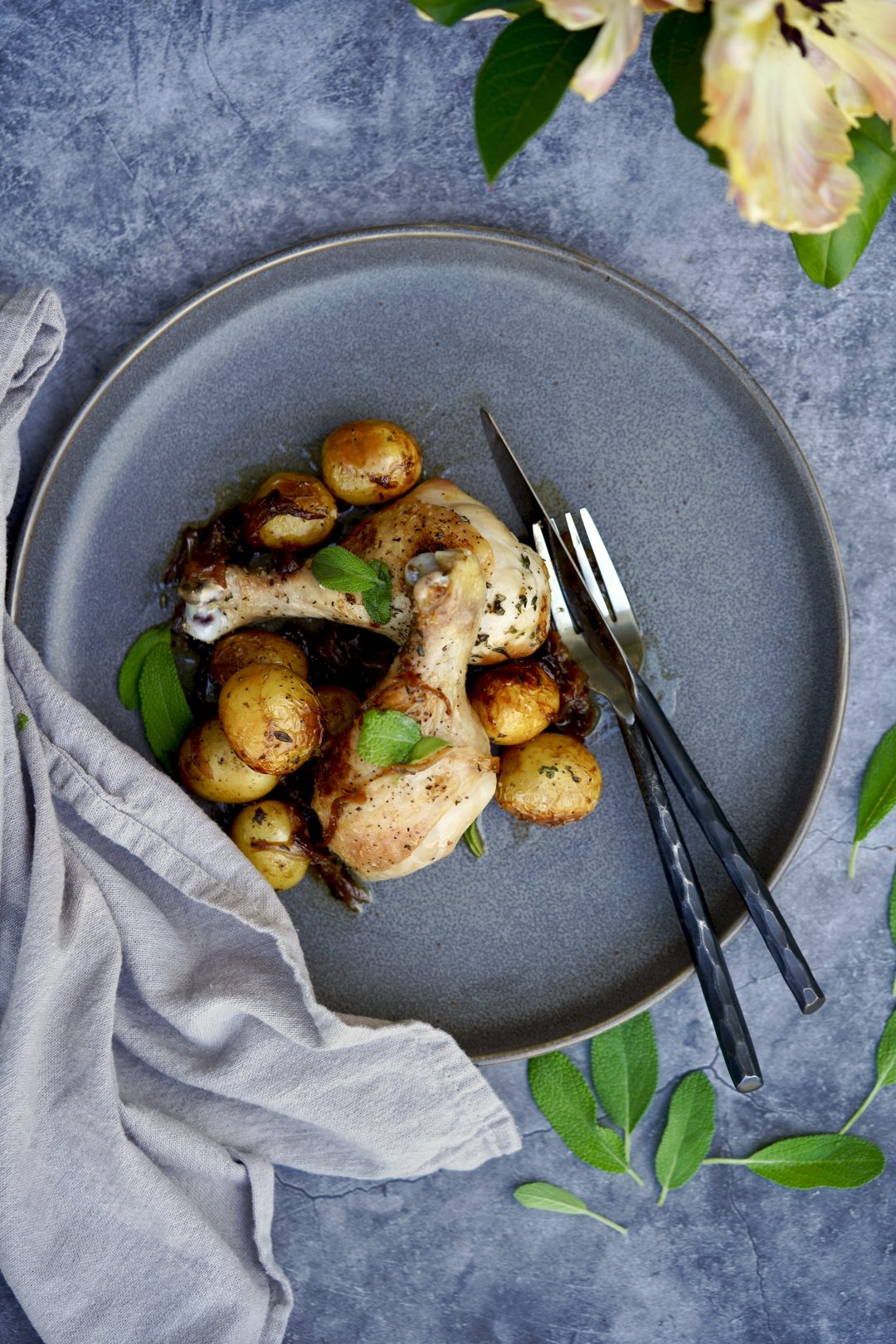 Caramelized Onion Roast Chicken SIMMER + SAUCE