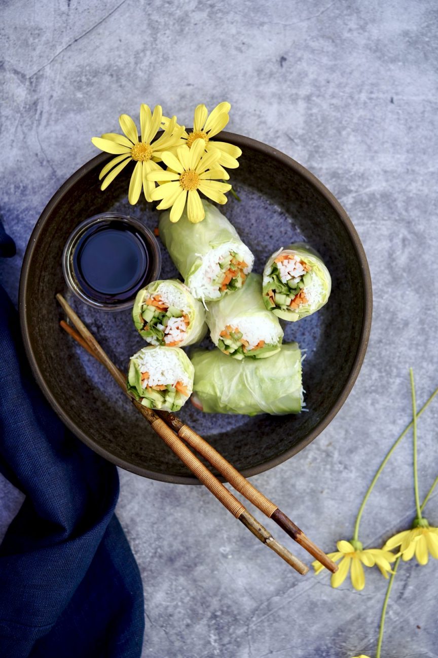 Crab Summer Rolls SIMMER + SAUCE